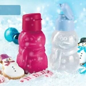 Snowman Kids Tumbler Set of 2 Burgundy & blue